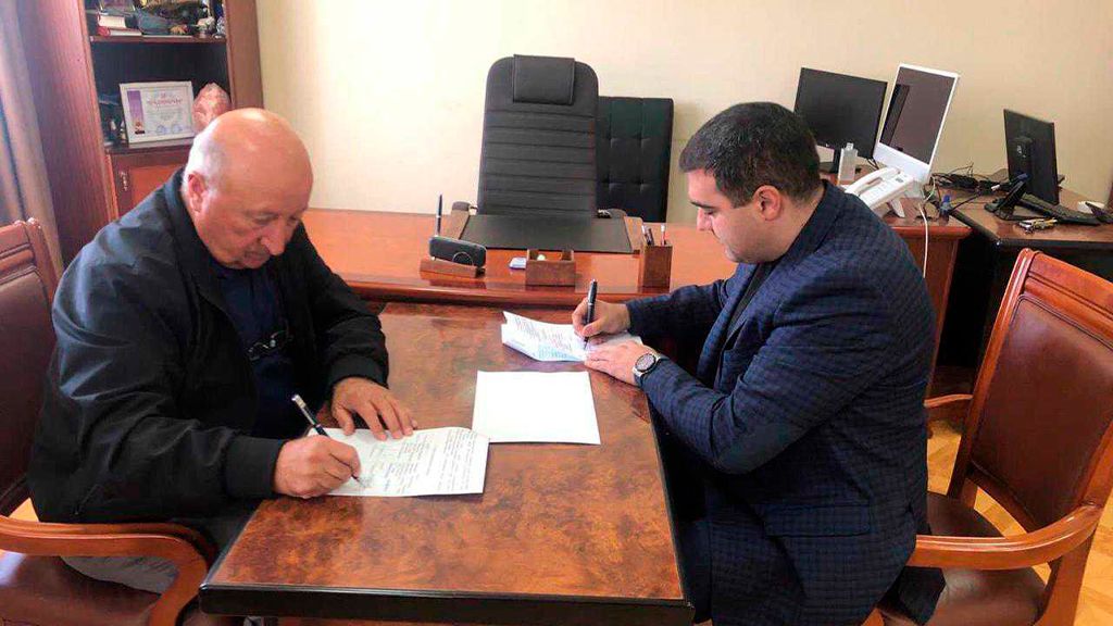 A memorandum of cooperation between "Urartu" University and "Erebuni" Medical Academy was signed today A memorandum of cooperation between "Urartu" University and "Erebuni" Medical Academy was signed today