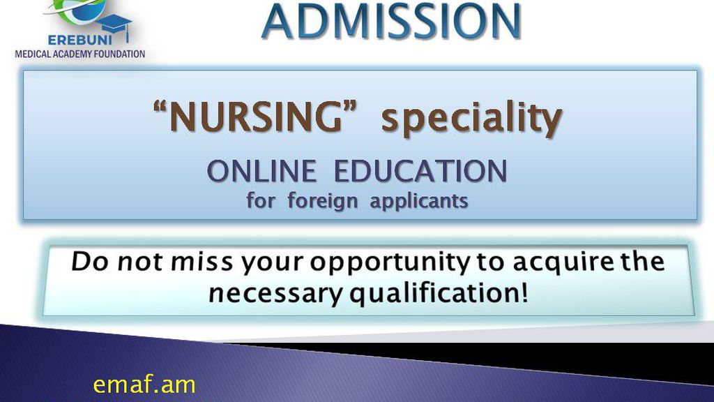 Online education for lisenzed ''Nursing'' program Online education for lisenzed ''Nursing'' program